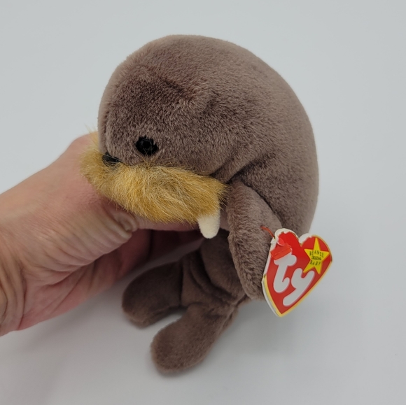 Ty Toys Ty Beanie Babies Jolly The Walrus Rare Nwt Poshmark
